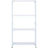 Schraubregal Stahl 75x150x30 Cm 40kg/boden - Weiß, MODERN, Metall (75/150/30cm) - Homezone