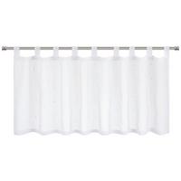 ZÁCLONA KRÁTKÁ Fiona, 50/140 cm, bílá - bílá, Romantický / Rustikální, textil (140/50cm) - Modern Living