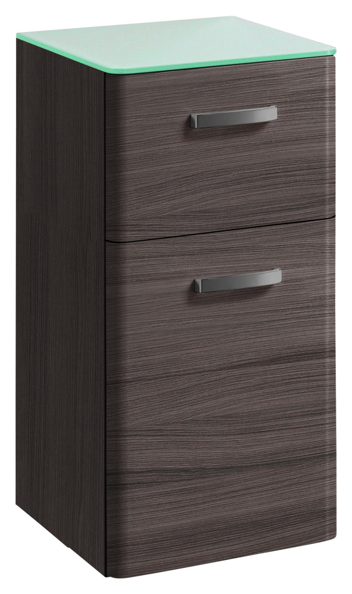 Unterschrank Phoenix 35 cm Eiche Dekor - Eichefarben, MODERN, Holzwerkstoff (35/69/35cm)