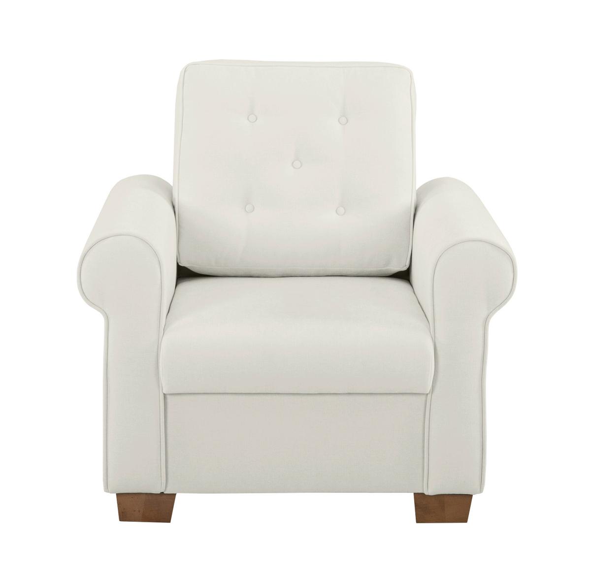 Sessel Arles, Hellgrau 80 B: 93 Cm - Buchefarben/Hellgrau, Design, Textil (93/89/82cm) - MID.YOU