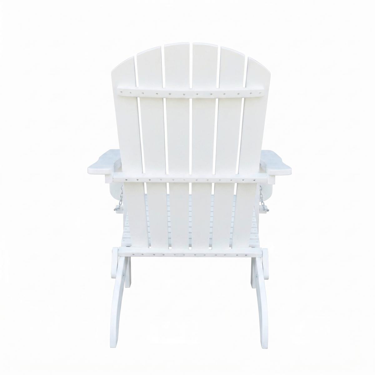 Garten-Relaxsessel Akazie - Weiß, Basics, Holz (84/69/93cm)