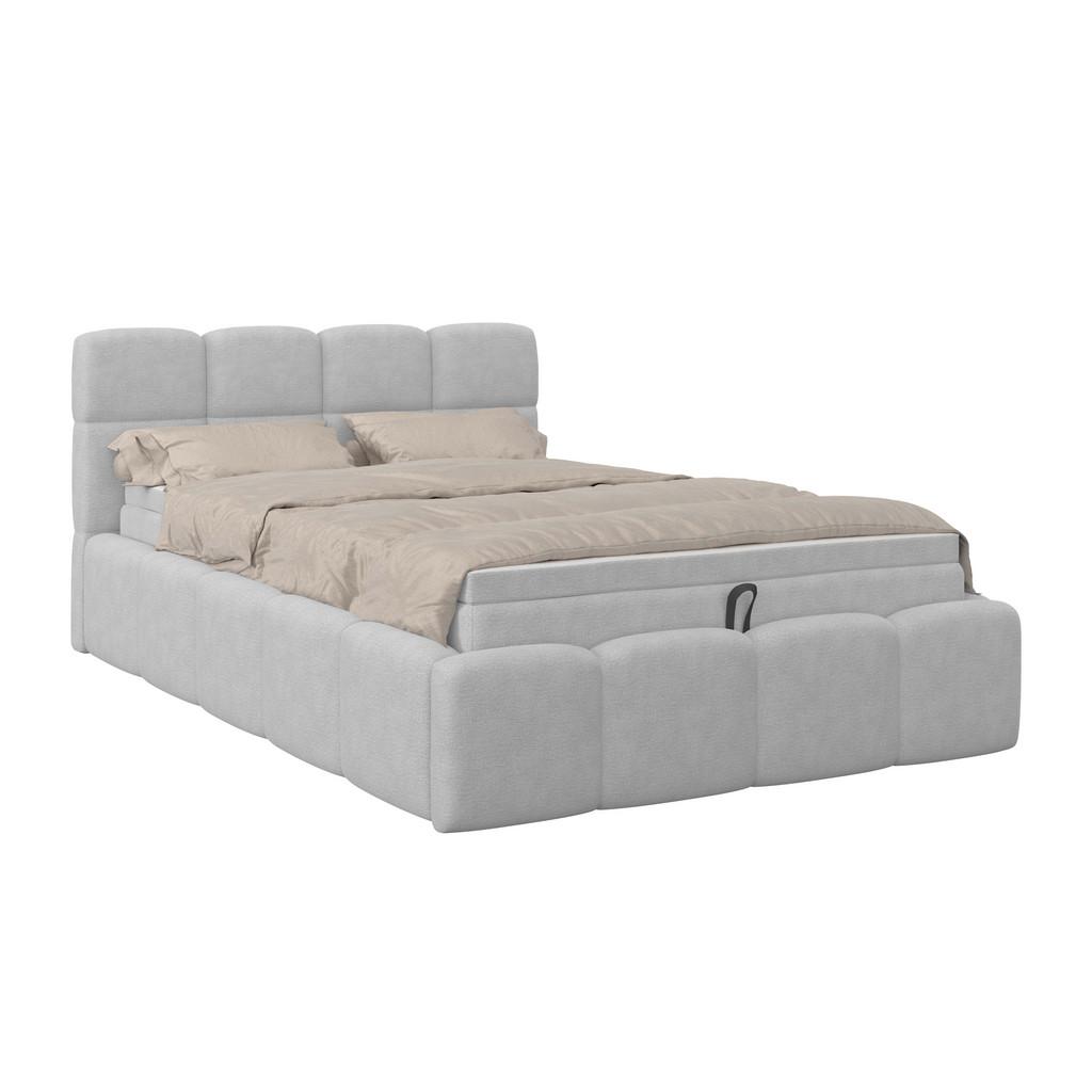 Polsterbett Noe Hellgrau, Lf: 140x200 Cm