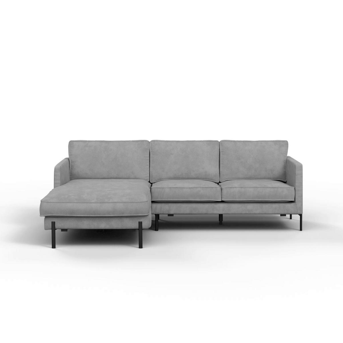 Ecksofa Yukon Türkis S: 154x232 Cm - Türkis/Schwarz, Trend, Textil (154/232cm) - Livetastic