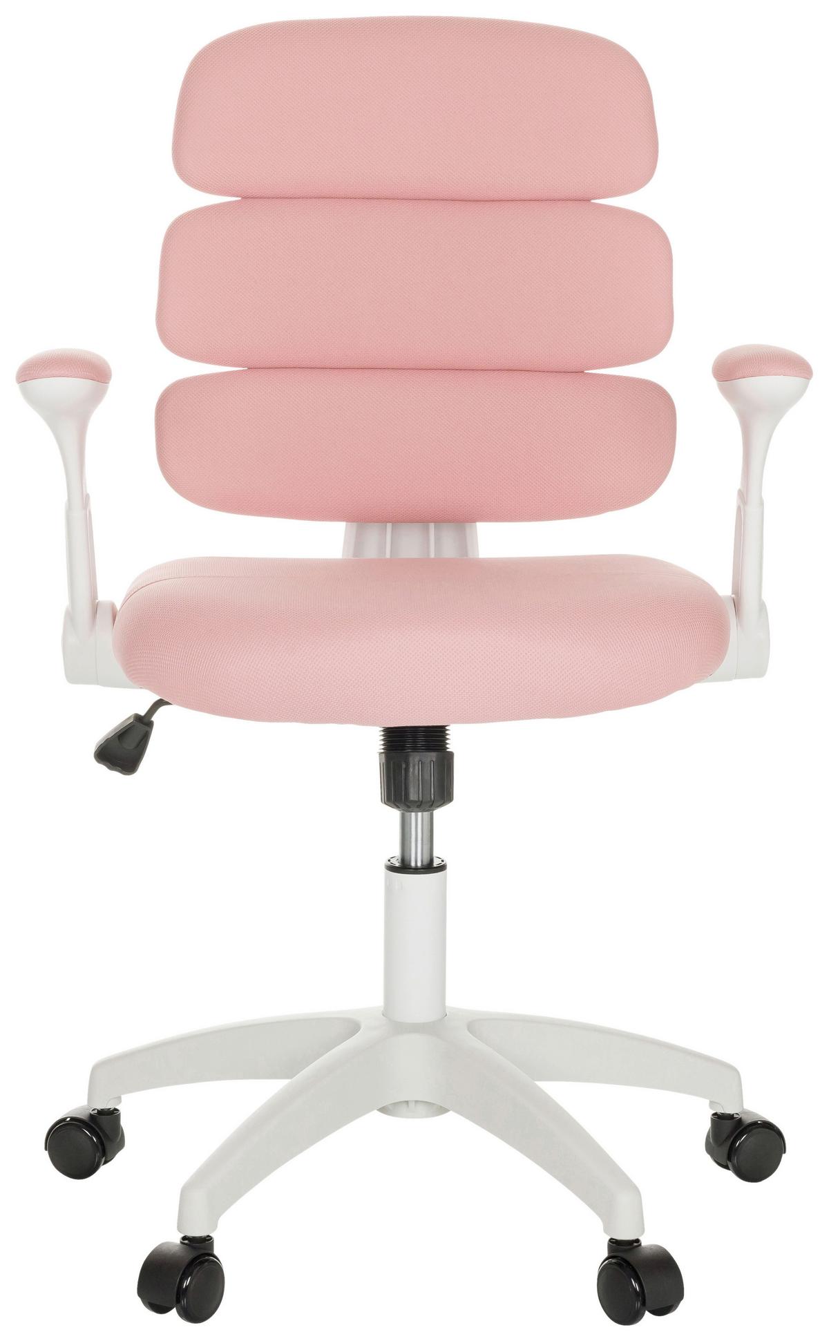 Jugenddrehstuhl Kid Ergolino W - Rosa/Weiß, Basics, Kunststoff/Textil (62/86-97/62cm) - MID.YOU