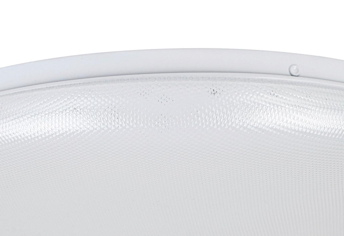 Led-deckenleuchte Natalie - Weiß, KONVENTIONELL, Kunststoff/Metall (38/8cm) - Luca Bessoni