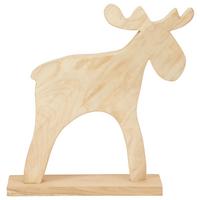 Dekorace Sob FYNN masív výška 43cm - přírodní barvy, Moderní, dřevo (43cm) - Bessagi Home