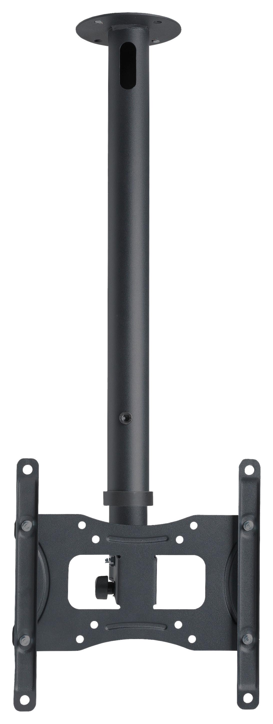 TV- Halterung Dx Schwarz B: 22 cm - Schwarz, MODERN, Metall (22/55/24cm) - MID.YOU