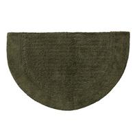 KÚPEĽŇOVÁ PREDLOŽKA Karen, 50/80cm, tmavozelená - tmavozelená, Konventionell, textil (50/80cm) - Premium Living