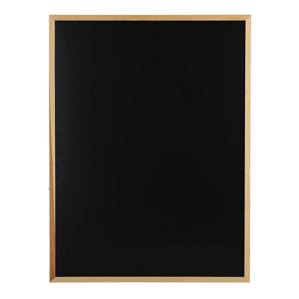 Magnettafel Schwarz/Natur LxBxH: ca. 80x60x1,3 cm - Schwarz/Naturfarben, Basics, Holz/Metall (80/60/1,3cm) - Zeller Present