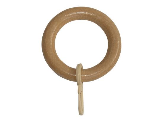 Ring Kiefer, 10 Stk. - Eichefarben, KONVENTIONELL, Holz/Kunststoff - Ombra Ring Kiefer, 10 Stk. - Eichefarben, KONVENTIONELL, Holz/Kunststoff - Ombra