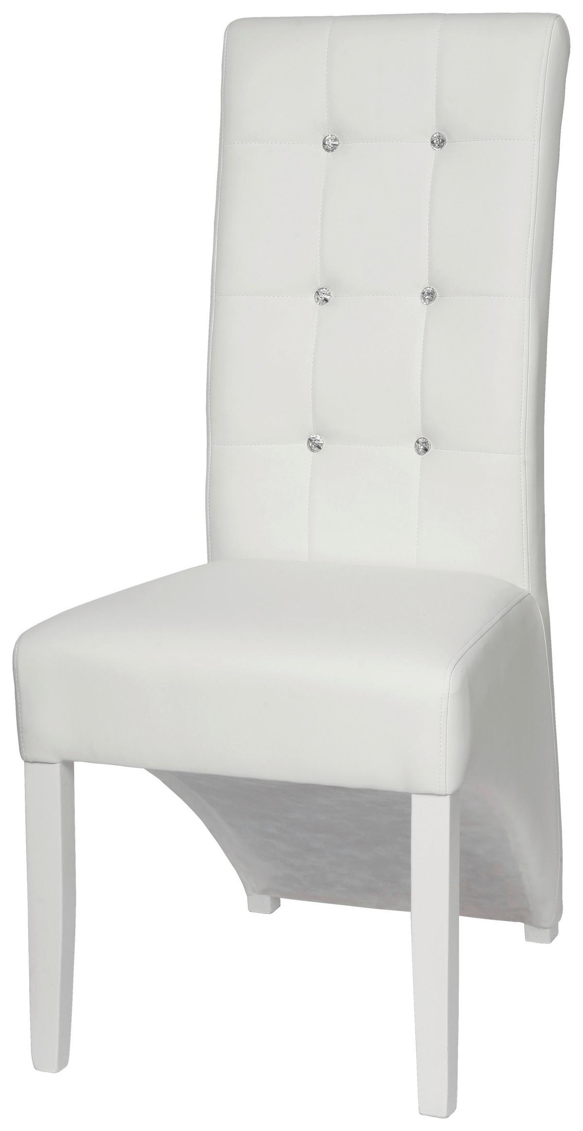 Négylábú Szék Marilyn - fehér, Konventionell, fa (47/105/66cm)