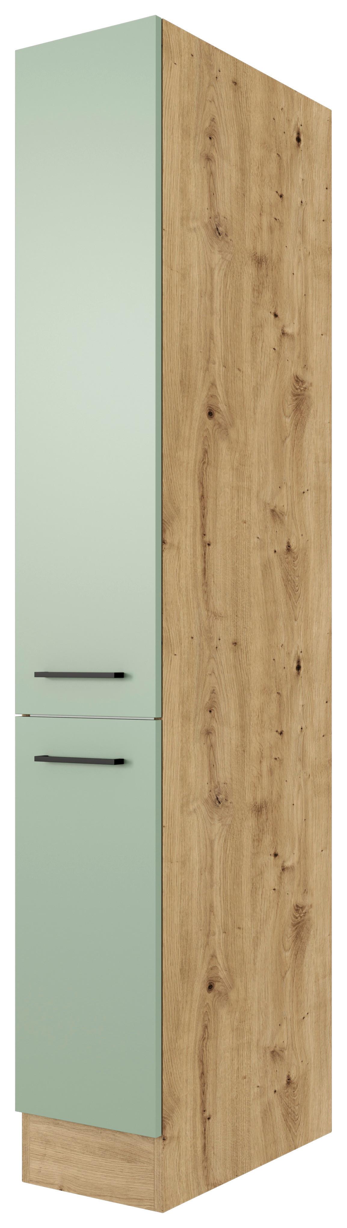 POTRAVINOVÁ SKŘÍŇ CARA AHS 30 - černá/zelená, Konvenční, kov/kompozitní dřevo (30/200/57cm) - FlexWell