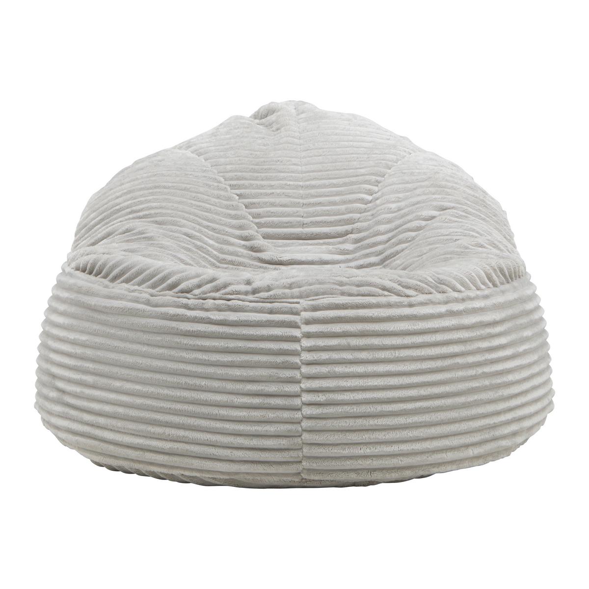 Sedací vak VERRETO, svetlosivá, max. 90 kg - svetlosivá, Modern, textil (105/80/105cm) - Mömax