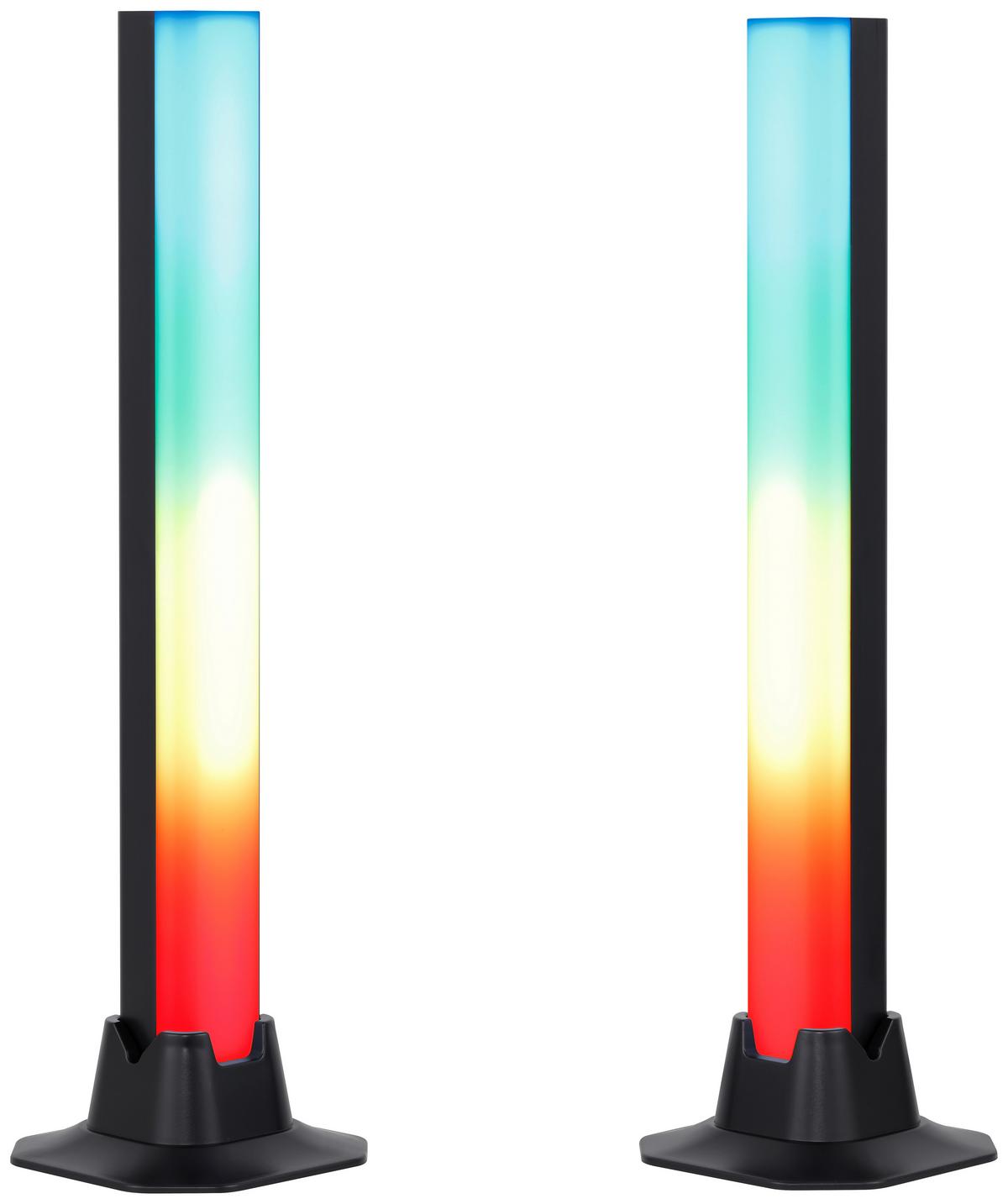 STOLNÍ LED LAMPA RIZI - černá, Moderní, plast (9/3/32cm) - Mömax