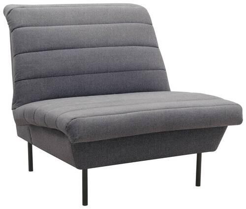 Sessel Looks Ix - Blaugrau/Schwarz, Design, Textil (92/92/103cm) - LOOKS by W.Joop