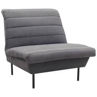 Sessel Looks Ix - Blaugrau/Schwarz, Design, Textil (92/92/103cm) - LOOKS by W.Joop