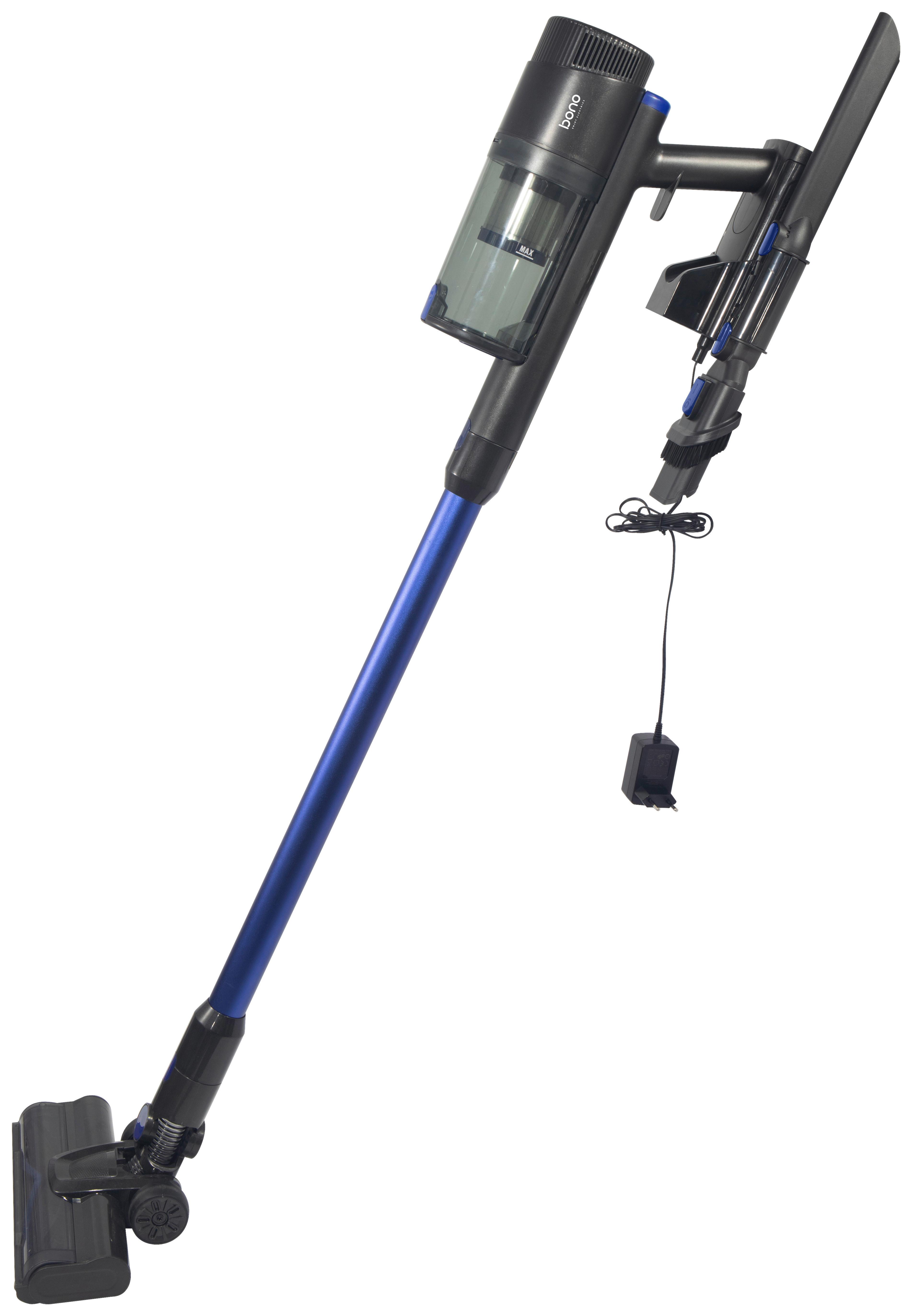 Handstaubsauger 160w, 35 min. Laufzeit - Blau/Dunkelgrau, Basics, Kunststoff/Metall (120/23,5/25cm) - Bono