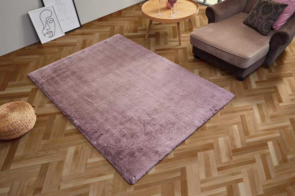 Szőrme Szőnyeg Misha Kb. 160/220cm - szeder, textil (160/220cm) - Luca Bessoni