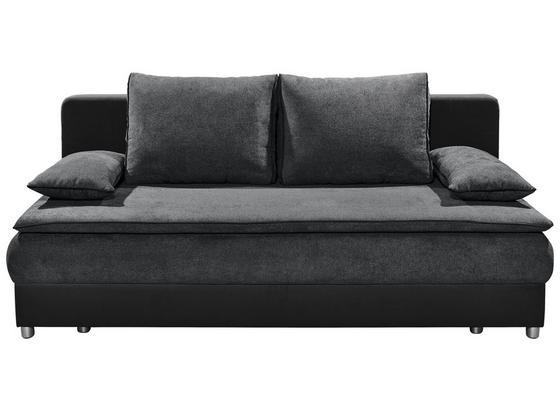 Schlafsofa Svenja B: ca. 208 cm - Anthrazit/Silberfarben, KONVENTIONELL, Holzwerkstoff/Textil (208/82/93cm) - Carryhome Schlafsofa Svenja B: ca. 208 cm - Anthrazit/Silberfarben, KONVENTIONELL, Holzwerkstoff/Textil (208/82/93cm) - Carryhome