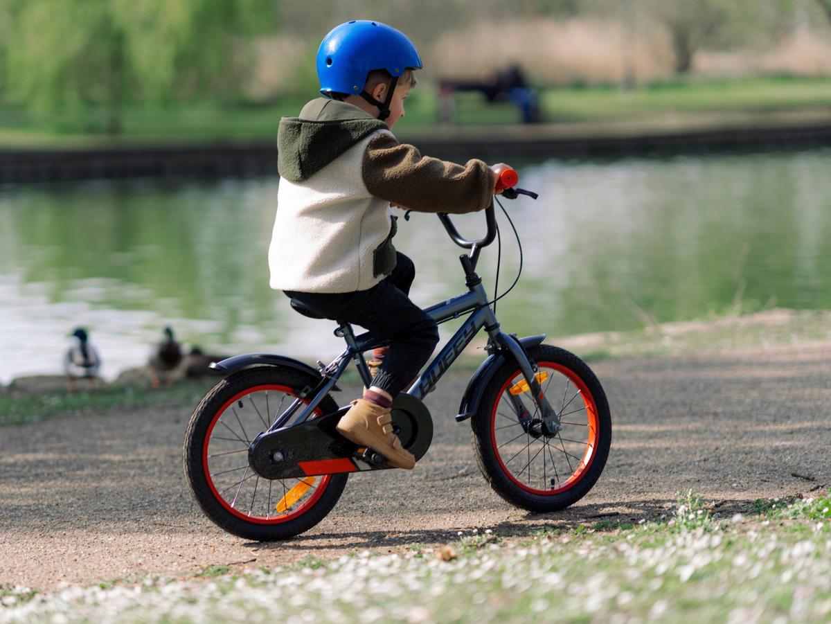 Kinderfahrrad Pro Thunder Grau, 16 Zoll - Grau, Basics, Metall (56/83.5/108.5cm)