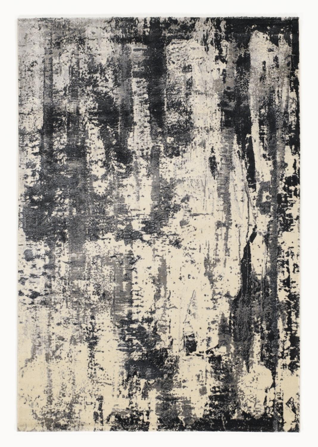 Webteppich Creme/Grau Wave Arte 170x240 cm - Creme/Grau, Design, Textil (170/240cm) - Musterring