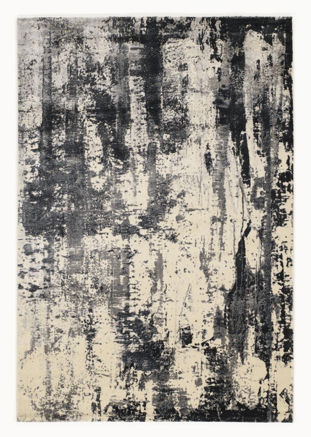 Webteppich Creme/grau Wave Arte 170x240 Cm - Creme/Grau, Design, Textil (170/240cm) - Musterring