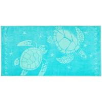 Strandtuch Miami - Blau, MODERN, Textil (75/150cm) - Luca Bessoni