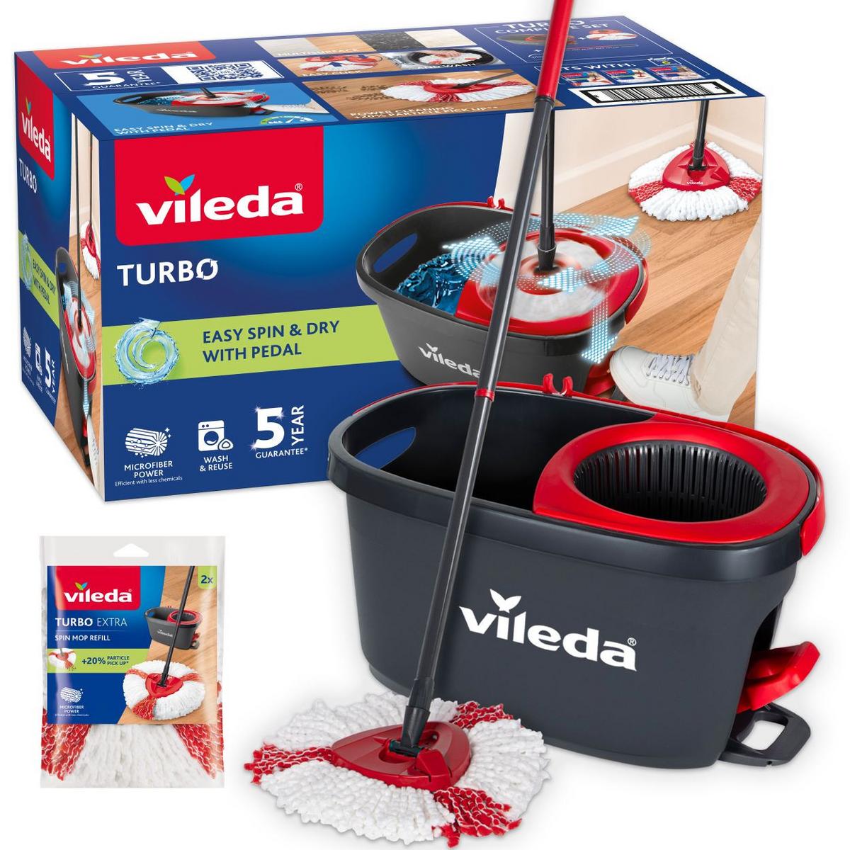 Felmosószett Vileda Easy Wring Turbo Set - Konventionell - Vileda