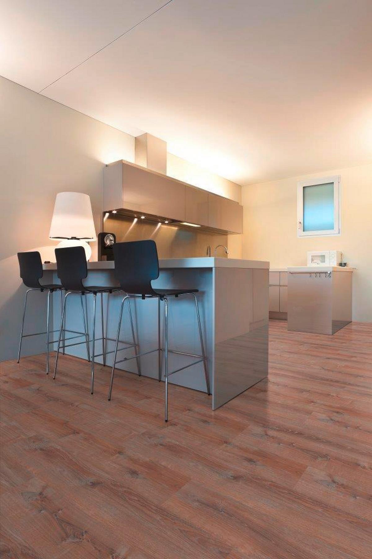 Designboden Eichefarben Stärke 5mm - Eichefarben, Basics, Kunststoff (121/22/0.5cm)