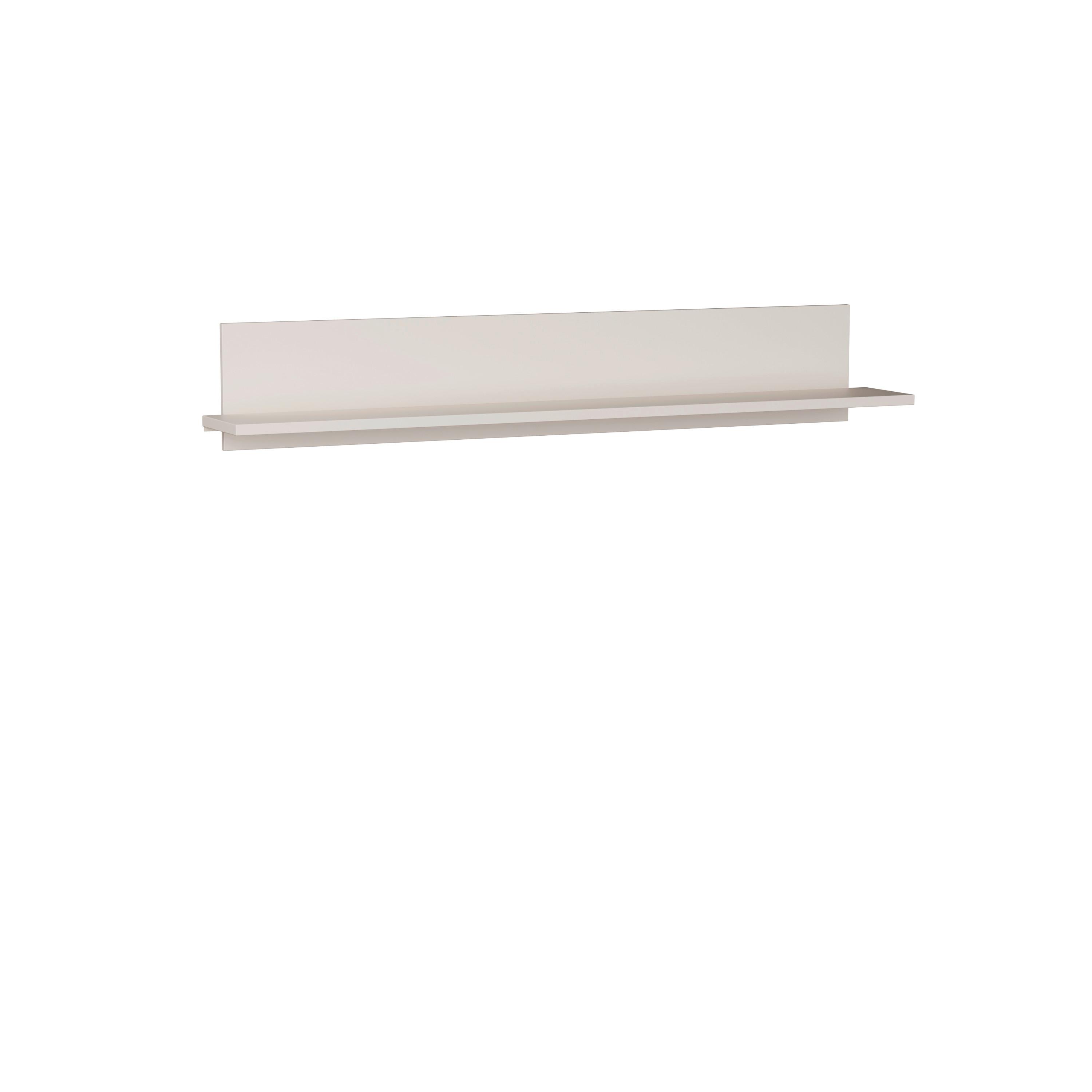 NÁSTĚNNÁ POLICE ALICE SPRINGS - pískové barvy, Moderní, kompozitní dřevo (154/25,6/21,2cm)