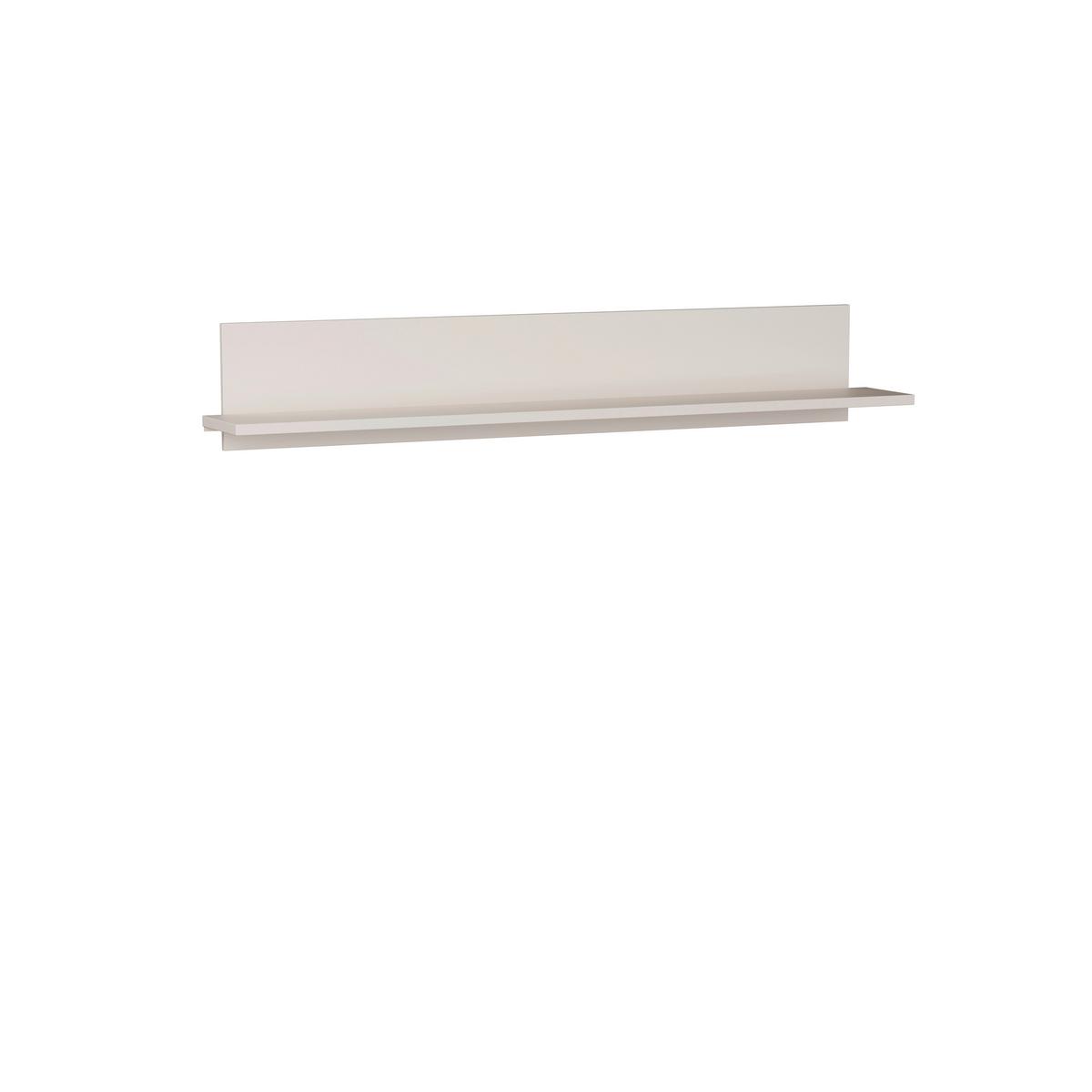 NÁSTĚNNÁ POLICE ALICE SPRINGS - pískové barvy, Moderní, kompozitní dřevo (154/25,6/21,2cm)