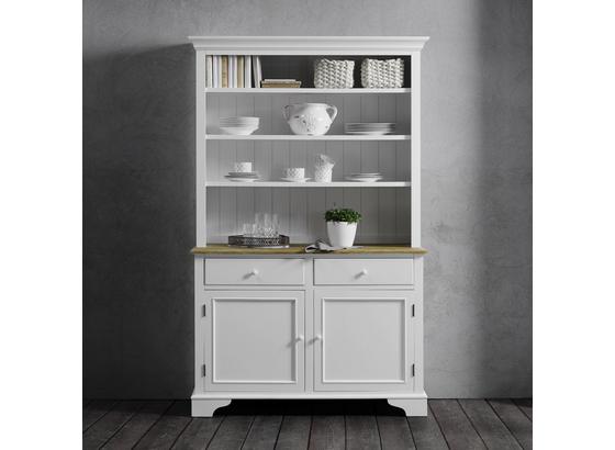 Kredenc Anouk - biela, Moderný, drevo (117,5/183/45,5cm) - Modern Living Kredenc Anouk - biela, Moderný, drevo (117,5/183/45,5cm) - Modern Living