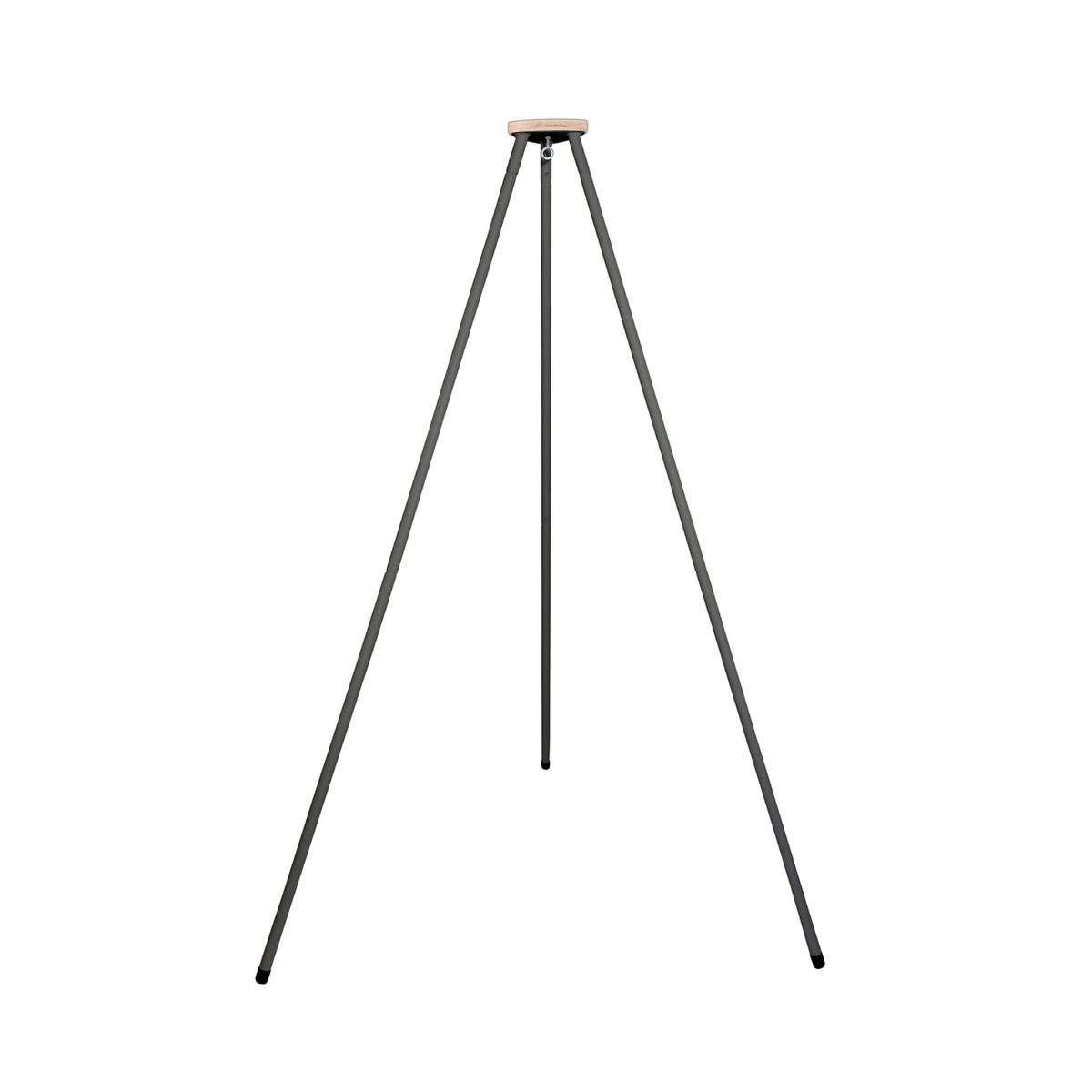 Federwiege Anthrazit/Beige - Anthrazit/Beige, Basics, Holz/Textil (135/194/135cm) - SCHMUSEWOLKE