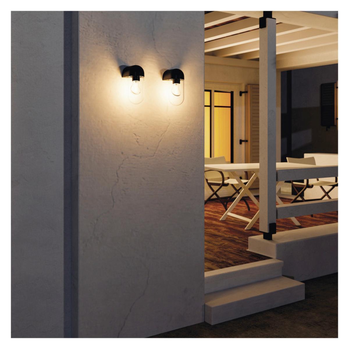 VONKAJŠIE LED SVIETIDLO CASSIA - antracitová, Modern, kov/sklo