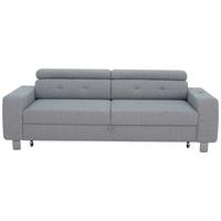 Kanapéágy Malcolm Hellgrau - világosszürke, Basics, textil (236/79-100/90cm) - MID.YOU