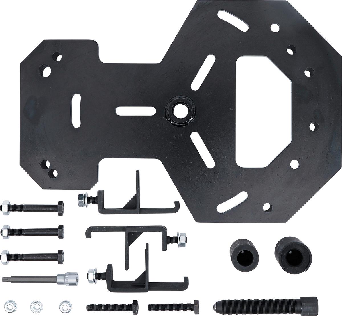 Doppelkupplungs-werkzeug-satz 70996 - Schwarz, Basics (43,7/39,9/8,2cm)