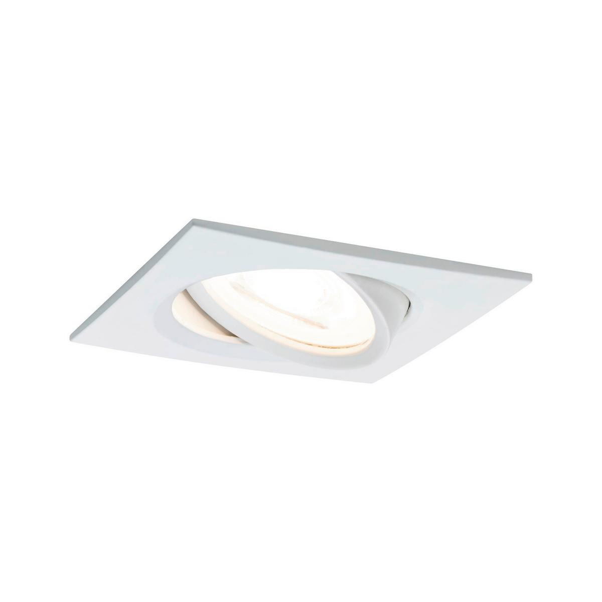 Deckenleuchte B: 8,4 cm 1-Flammig, Quadratisch - Basics (8,4/8,4cm) - Paulmann