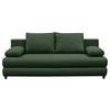 Schlafsofa Mela Grün B: 200 cm - Schwarz/Mintgrün, Design, Textil (200/88/87cm) - P & B