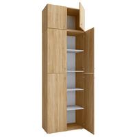 Aktenschrank Lona Sonoma Eiche B: 70 Cm - Sonoma Eiche, MODERN, Holzwerkstoff (70/223/39cm) - MID.YOU