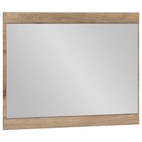 Wandspiegel Grano Eichefarben B: 92,8 cm - Eichefarben, Trend, Glas/Holzwerkstoff (92,8/72,7/3,6cm)