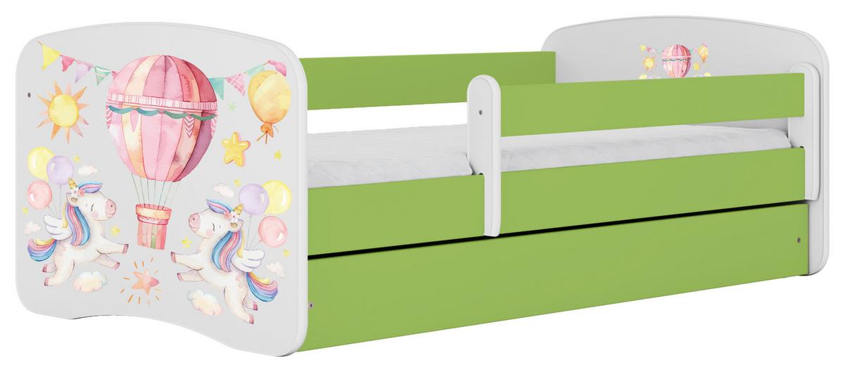 Kinder-/Juniorbett Babydreams Inkl. Matratze 80x160 - Birkefarben/Weiß, MODERN, Holz/Holzwerkstoff (80/160cm) - MID.YOU