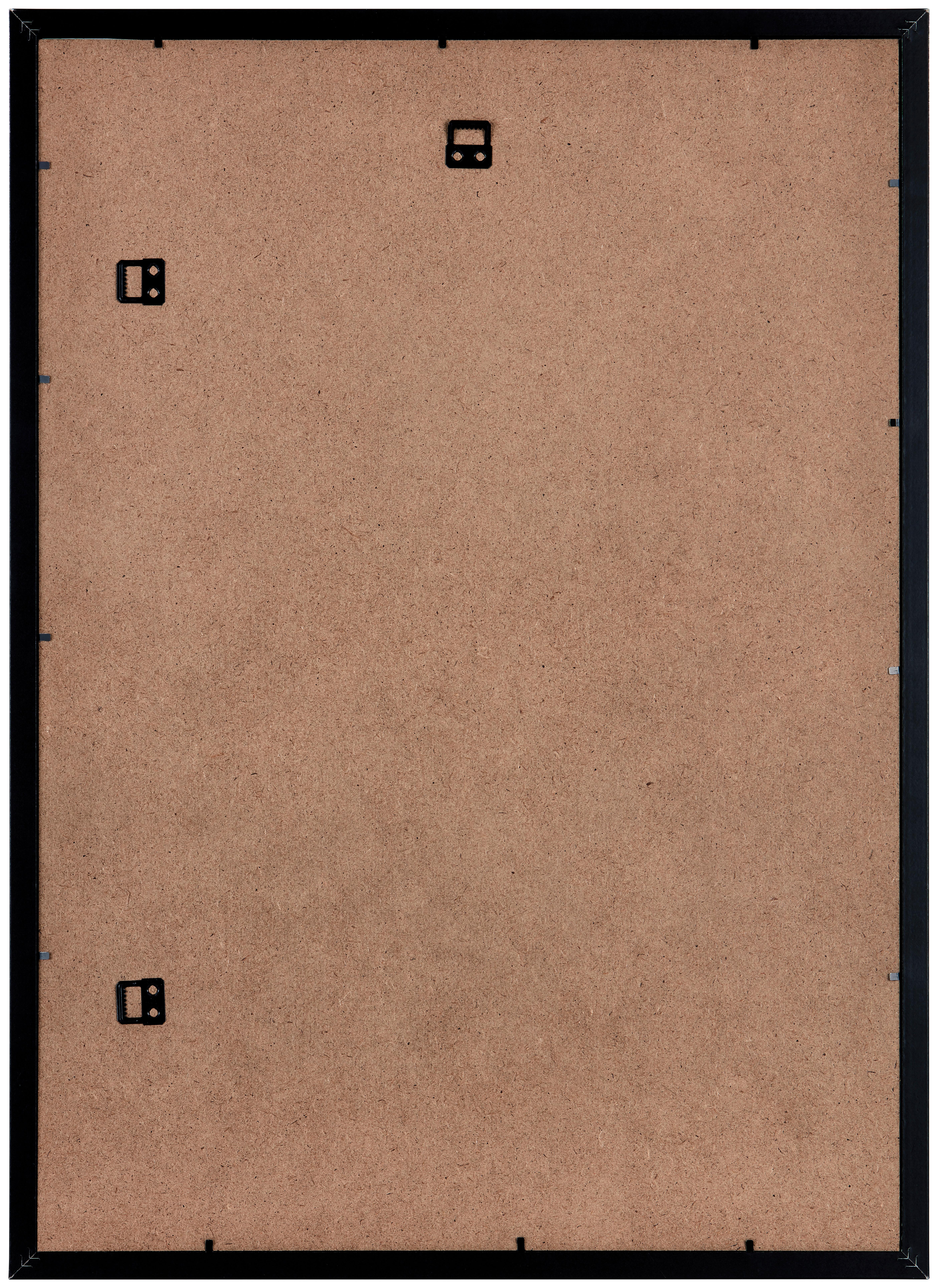 Bilderrahmen Caralina - Schwarz, Basics, Glas/Holz (53,3/73,3/1,5cm) - Luca Bessoni