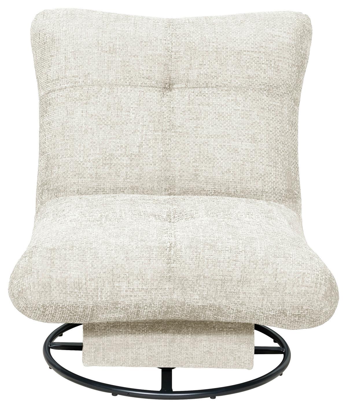 Sessel Maranello Beige B: 96 Cm - Beige/Schwarz, KONVENTIONELL, Textil (96/75/93cm) - MID.YOU