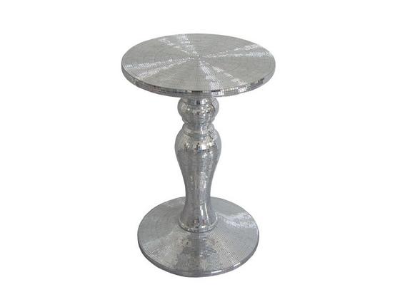Stojan Na Kvetiny Shine - strieborná, plast/sklo (43/63/43cm) - Premium Living Stojan Na Kvetiny Shine - strieborná, plast/sklo (43/63/43cm) - Premium Living