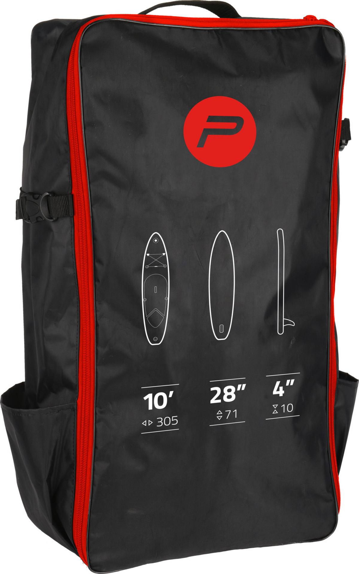 Paddel Stehpaddelboard Pure - Weiß, Basics (71/10/305cm)