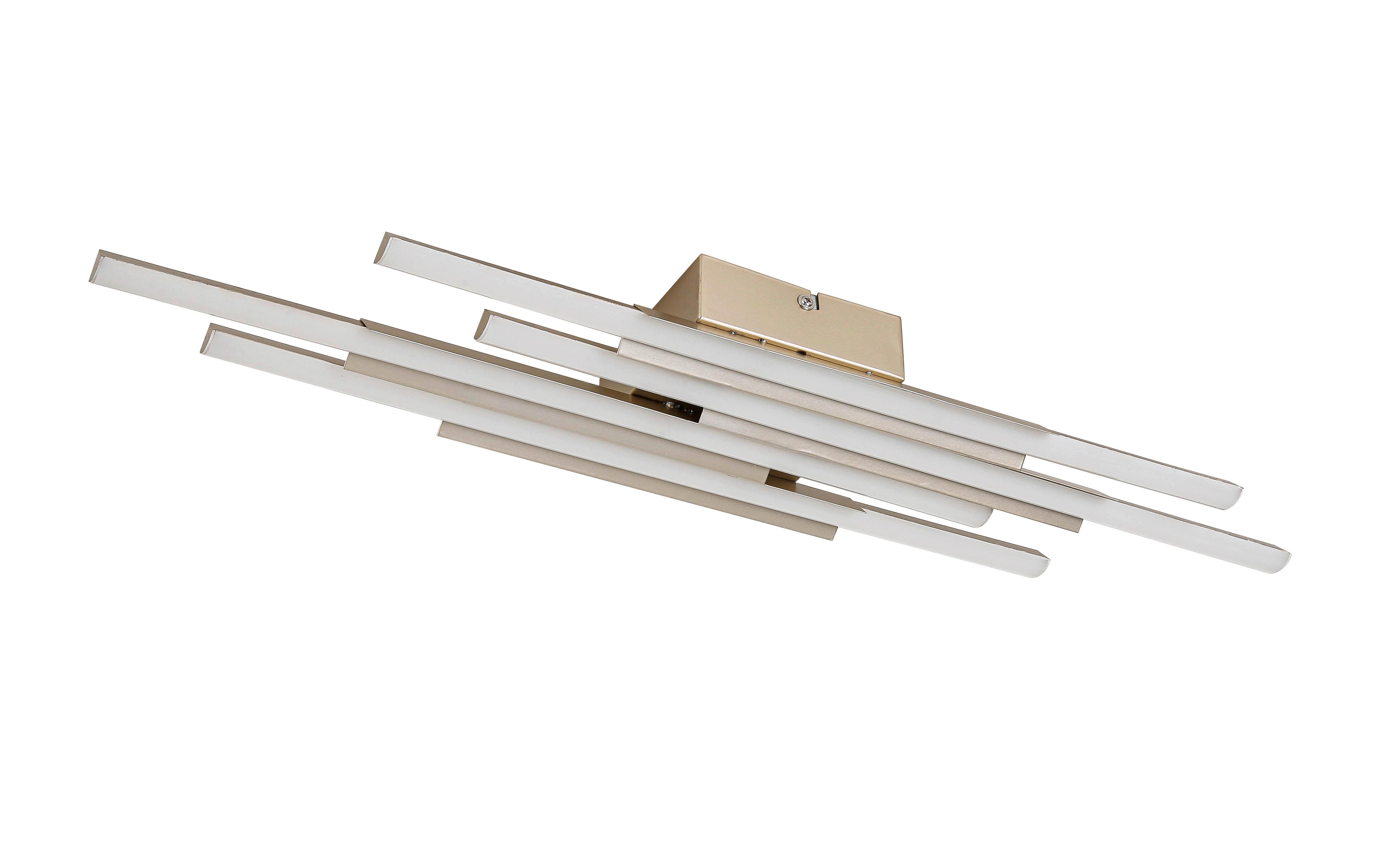 STROPNÍ LED SVÍTIDLO LIR - šampaňská, Moderní, kov/plast (68/15cm) - Mömax
