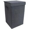 Wäschekorb Dreso M Anthrazit 30x50x30 Cm - Anthrazit, MODERN, Textil (30/50/30cm) - MID.YOU