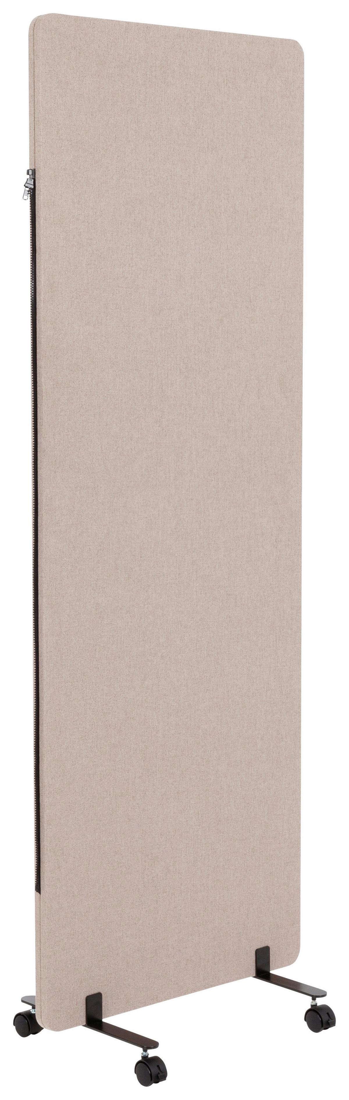 Trennwand Flexmiut - Taupe, Basics, Kunststoff/Textil (60/177/3cm) - MID.YOU