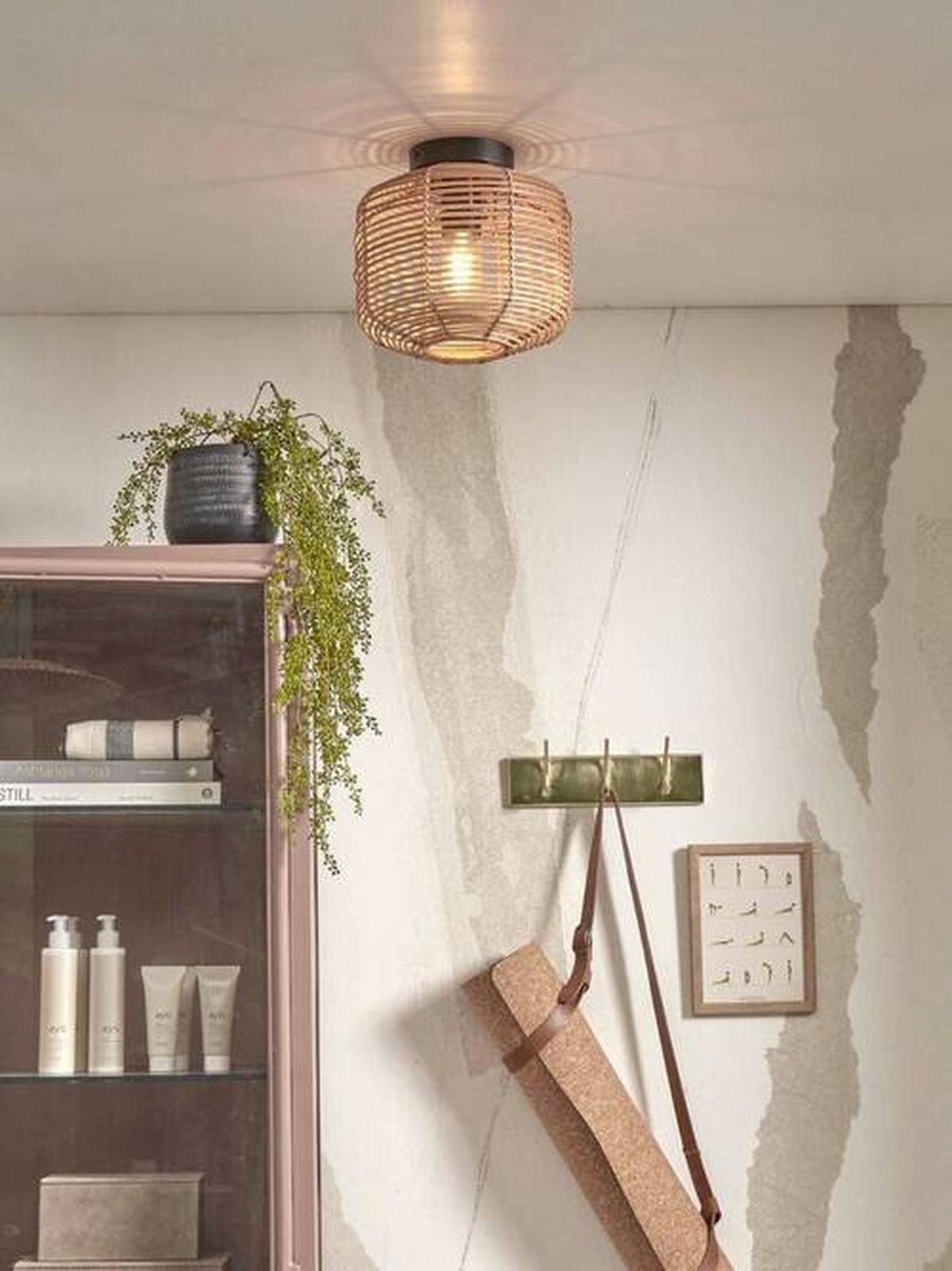 Deckenleuchte Tanami/C/2520/N - Naturfarben, Trend, Holz (25/25/20cm) - Good & Mojo