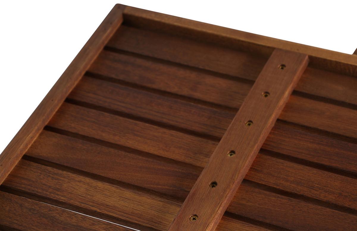 Gartentisch Klappbar Akazienholz L 60 Cm - Akaziefarben, MODERN, Holz (60/40,5/66,5cm) - Siena Garden